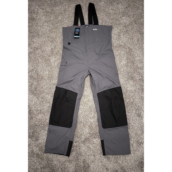 New Gill Marine Active Bib Fishing Overalls Trousers Steel Grey Men’s Size XL - Picture 1 of 12